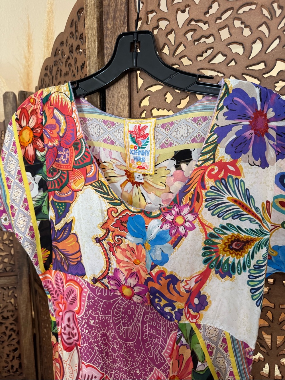 Johnny Was PATCHWORK DRESS - Picture 4 of 5